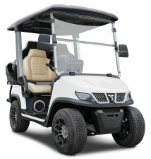 Tara Roadster Evolution 2+2 Lithium Golf Cart MINERAL WHITE
